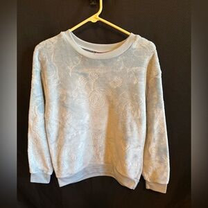 Textured Light Blue Sweatshirt